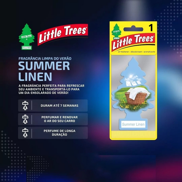 Little Trees - SUMMER LINEN - 24 UNIDADES